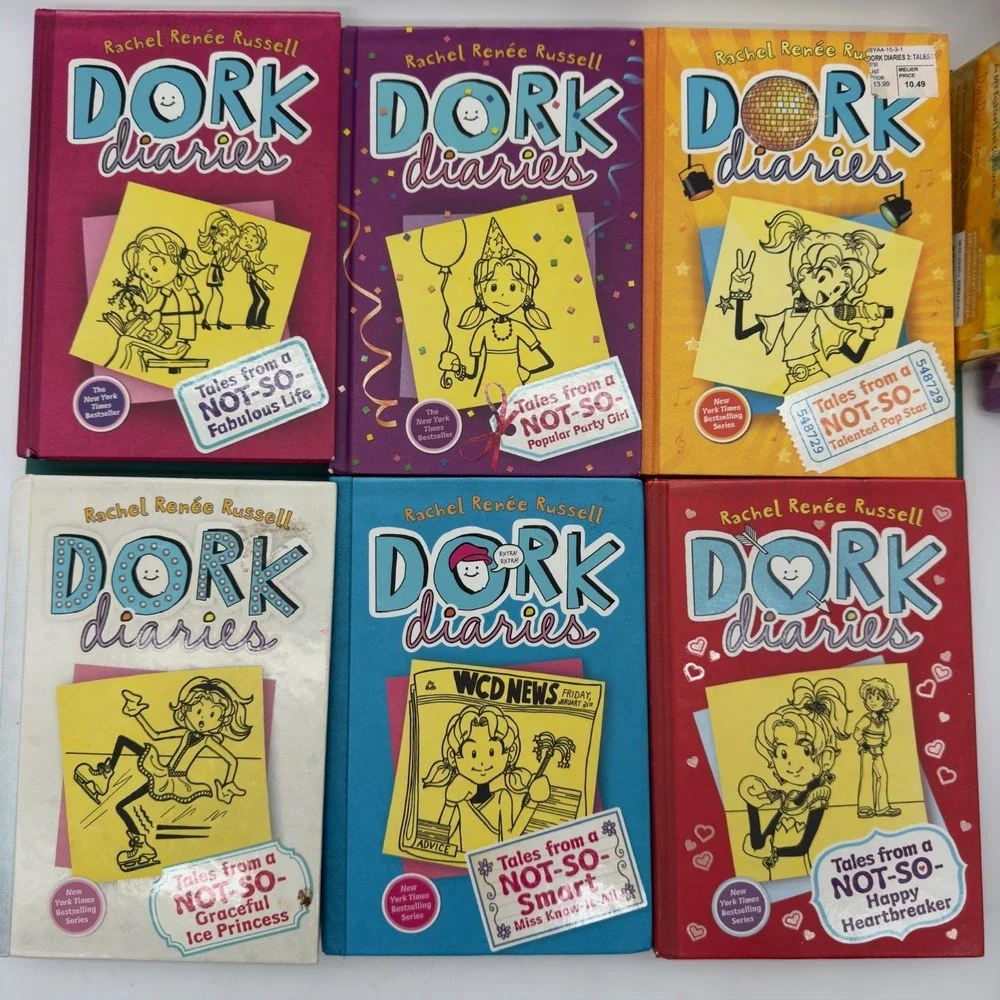 Dork Diaries Books 1-14 Complete Hardcover Set Rachel Renee Russell Lot